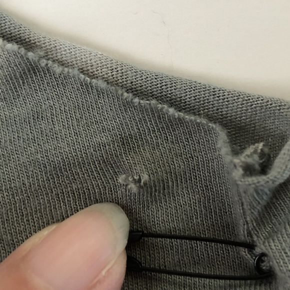 Treasure & Bond  Womens Size Small Cut-Off Sleeve Tank Top Tie Dye Green/White - Picture 7 of 11